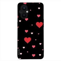 Θήκη Sonique Heart Series για Oppo Reno7 Lite 5G / Oppo Reno8 Lite 5G Μαύρο