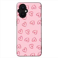 Θήκη Sonique Heart Series για Oppo Reno7 Lite 5G / Oppo Reno8 Lite 5G Ροζ