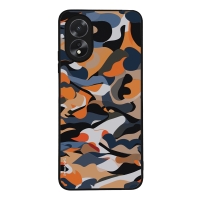 Θήκη Sonique Camouflage Army Series για Oppo A38 Πορτοκαλί