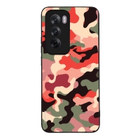 Θήκη Sonique Camouflage Army Series για Oppo Reno12 5G Κόκκινο