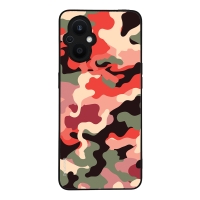 Θήκη Sonique Camouflage Army Series για Oppo Reno7 Lite 5G / Oppo Reno8 Lite 5G Κόκκινο
