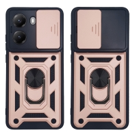 Θήκη Ring Armor CamPro Sonique για Xiaomi Poco X7 Pro 5G Ροζ Χρυσό