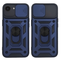 Θήκη Ring Armor CamPro Sonique για Apple iPhone 16e Μπλέ