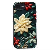 Θήκη Sonique 3D Flower Series για Apple iPhone 16e Πράσινο
