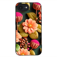 Θήκη Sonique 3D Flower Series για Apple iPhone 16e Σομόν