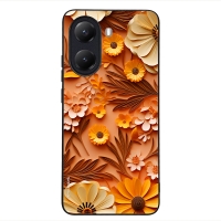 Θήκη Sonique 3D Flower Series για Xiaomi Poco X7 Pro 5G Πορτοκαλί