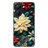 Θήκη Sonique 3D Flower Series για Xiaomi Poco X7 Pro 5G Πράσινο