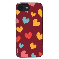 Θήκη Sonique Heart Series για Apple iPhone 16e Μπορντώ