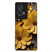Θήκη Sonique 3D Flower Series για Motorola Edge 50 Fusion 5G Κίτρινο