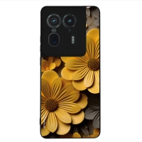 Θήκη Sonique 3D Flower Series για Motorola Edge 50 Ultra Κίτρινο
