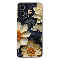 Θήκη Sonique 3D Flower Series για Motorola Moto G34 5G Εκρού