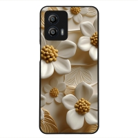 Θήκη Sonique 3D Flower Series για Motorola Moto G53 5G Λευκό
