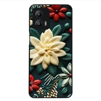 Θήκη Sonique 3D Flower Series για Motorola Moto G53 5G Πράσινο