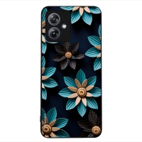 Θήκη Sonique 3D Flower Series για Motorola Moto G54 5G / Moto G54 5G Power Γαλάζιο