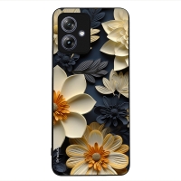 Θήκη Sonique 3D Flower Series για Motorola Moto G54 5G / Moto G54 5G Power Εκρού