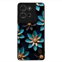 Θήκη Sonique 3D Flower Series για Motorola Moto G75 5G Γαλάζιο