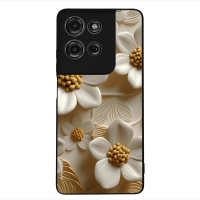 Θήκη Sonique 3D Flower Series για Motorola Moto G75 5G Λευκό