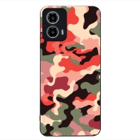 Θήκη Sonique Camouflage Army Series για Motorola Moto G34 5G Κόκκινο