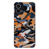 Θήκη Sonique Camouflage Army Series για Motorola Moto G34 5G Πορτοκαλί