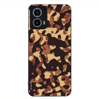 Θήκη Sonique Camouflage Army Series για Motorola Moto G34 5G Καφέ 01