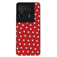 Θήκη Sonique Heart Series για Motorola Edge 50 Ultra Κόκκινο