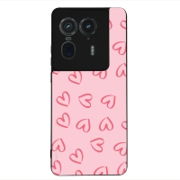 Θήκη Sonique Heart Series για Motorola Edge 50 Ultra Ροζ