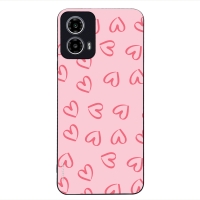 Θήκη Sonique Heart Series για Motorola Moto G34 5G Ροζ