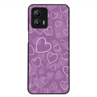Θήκη Sonique Heart Series για Motorola Moto G53 5G Βιολετί