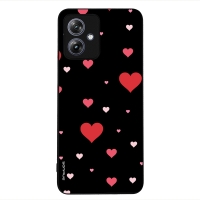 Θήκη Sonique Heart Series για Motorola Moto G54 5G / Moto G54 5G Power Μαύρο