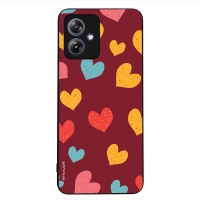 Θήκη Sonique Heart Series για Motorola Moto G54 5G / Moto G54 5G Power Μπορντώ