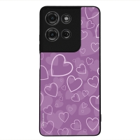 Θήκη Sonique Heart Series για Motorola Moto G75 5G Βιολετί