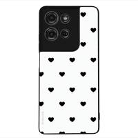 Θήκη Sonique Heart Series για Motorola Moto G75 5G Λευκό
