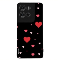 Θήκη Sonique Heart Series για Motorola Moto G75 5G Μαύρο