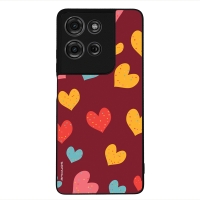 Θήκη Sonique Heart Series για Motorola Moto G75 5G Μπορντώ