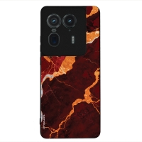 Θήκη Sonique Marble Series για Motorola Edge 50 Ultra Κόκκινο