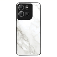 Θήκη Sonique Marble Series για Motorola Moto G15 4G / Moto G15 Power Λευκό