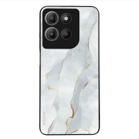 Θήκη Sonique Marble Series για Motorola Moto G15 4G / Moto G15 Power Λευκό 01