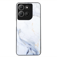 Θήκη Sonique Marble Series για Motorola Moto G15 4G / Moto G15 Power Λευκό 02