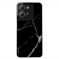 Θήκη Sonique Marble Series για Motorola Moto G15 4G / Moto G15 Power Μαύρο