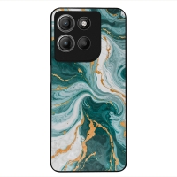 Θήκη Sonique Marble Series για Motorola Moto G15 4G / Moto G15 Power Πράσινο 01