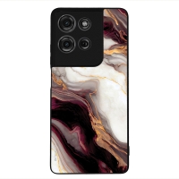 Θήκη Sonique Marble Series για Motorola Moto G75 5G Μπορντώ