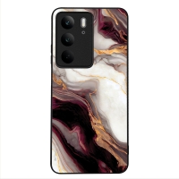 Θήκη Sonique Marble Series για Realme C75 4G Μπορντώ