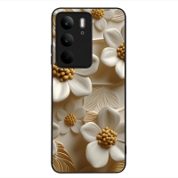 Θήκη Sonique 3D Flower Series για Realme C75 4G Λευκό