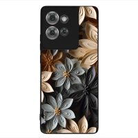 Θήκη Sonique 3D Flower Series για Motorola Edge 50 5G Γκρι