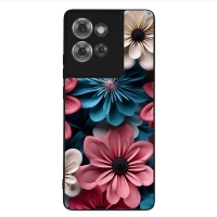 Θήκη Sonique 3D Flower Series για Motorola Edge 50 5G Ροζ 01