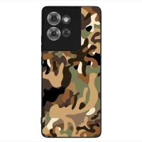 Θήκη Sonique Camouflage Army Series για Motorola Edge 50 5G Καφέ