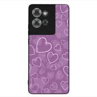 Θήκη Sonique Heart Series για Motorola Edge 50 5G Βιολετί