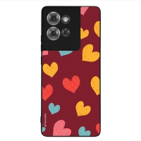 Θήκη Sonique Heart Series για Motorola Edge 50 5G Μπορντώ