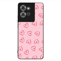 Θήκη Sonique Heart Series για Motorola Edge 50 5G Ροζ