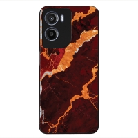 Θήκη Sonique Marble Series για Motorola Moto G05 4G / Moto E15 4G Κόκκινο
